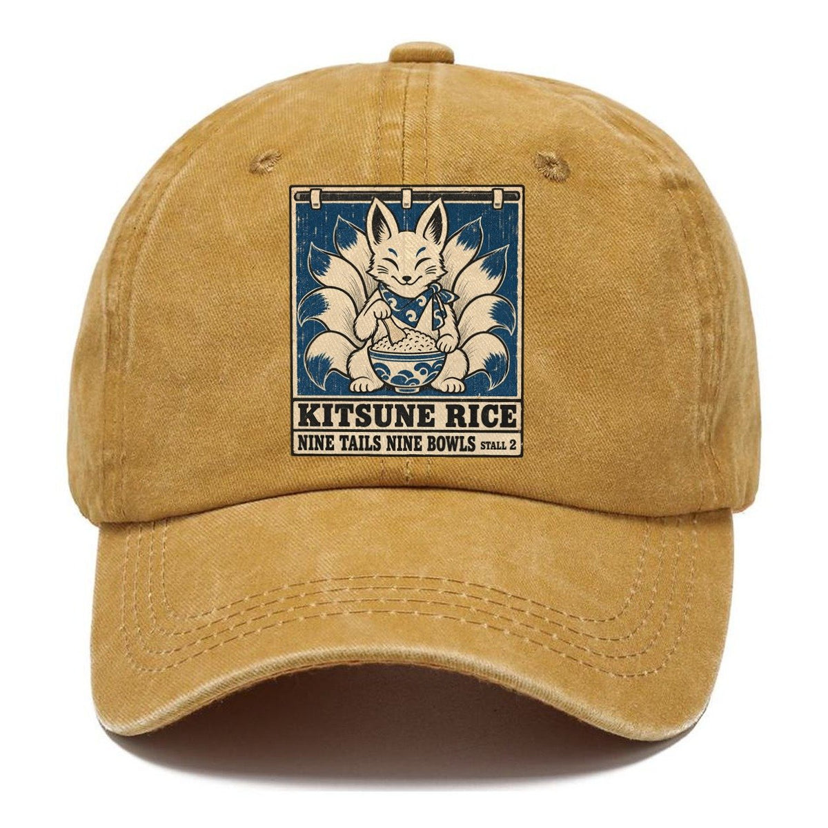 Kitsune Rice Yokai Night Market Classic Cap – Golden Harvest