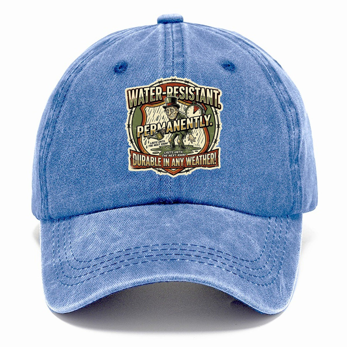 Water Resistant Permanently Classic Cap – Summer Sky