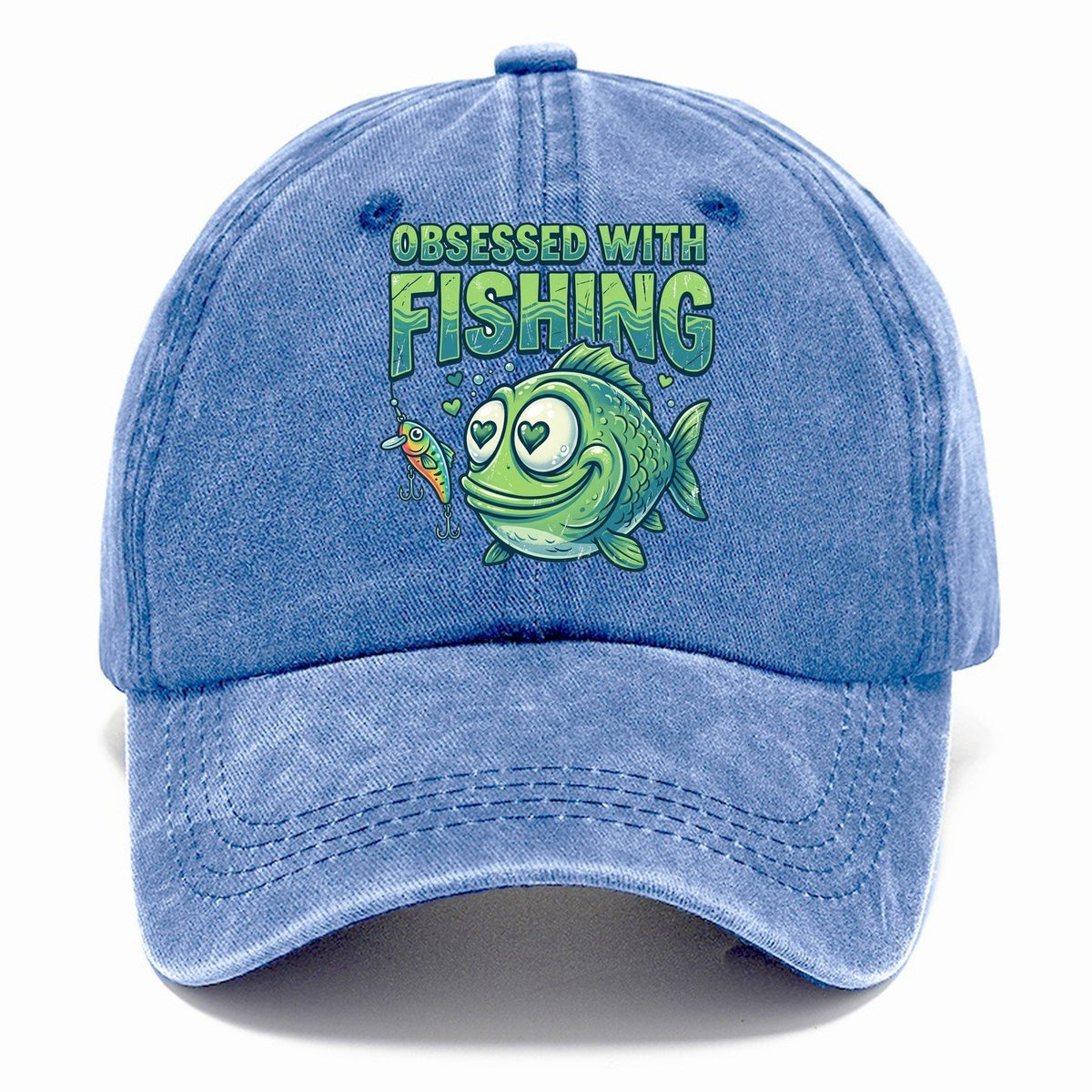 Obsessed With Fishing Classic Cap – Summer Sky