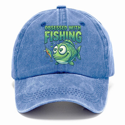 Obsessed With Fishing Classic Cap – Summer Sky