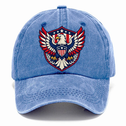 United States Minimal Emblem Country Logos Classic Cap – Summer Sky
