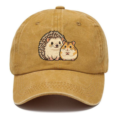Hedgehog And Hamster Small Pet Logos Classic Cap – Golden Harvest