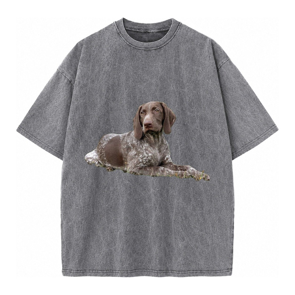 German Shorthaired Pointer 2 Vintage T-shirt – Grey