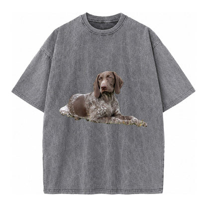 German Shorthaired Pointer 2 Vintage T-shirt – Grey