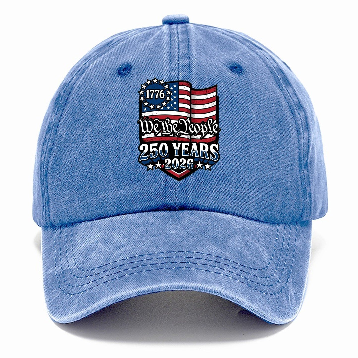 We The People Flag Classic Cap – Summer Sky