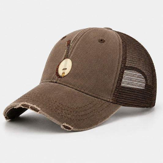 Banjo Washed Trucker Hat – Coffee