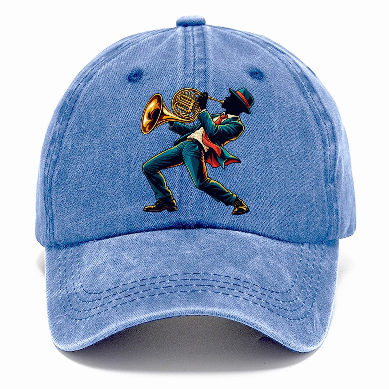 French Horn Icon Music Instruments Classic Cap – Summer Sky