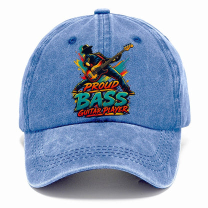 Proud Bass Guitar Player Music Instruments Classic Cap – Summer Sky