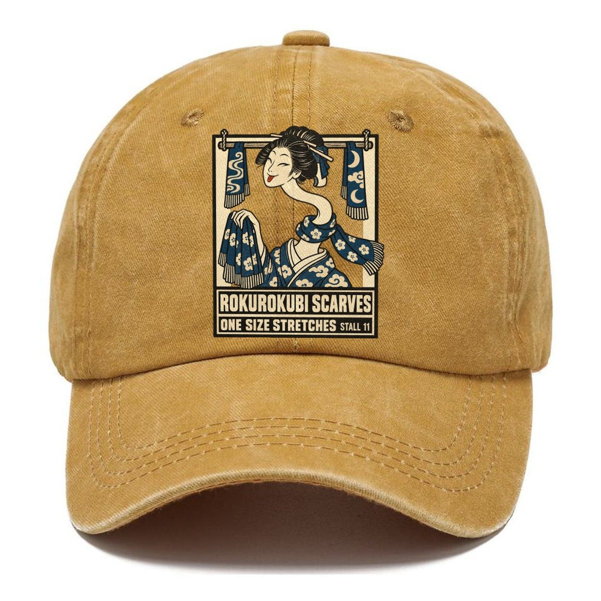 Rokurokubi Scarves Yokai Night Market Classic Cap – Golden Harvest