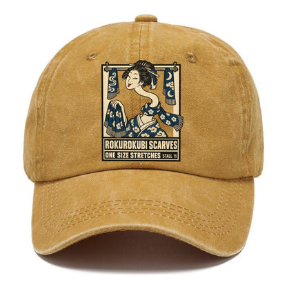 Rokurokubi Scarves Yokai Night Market Classic Cap – Golden Harvest