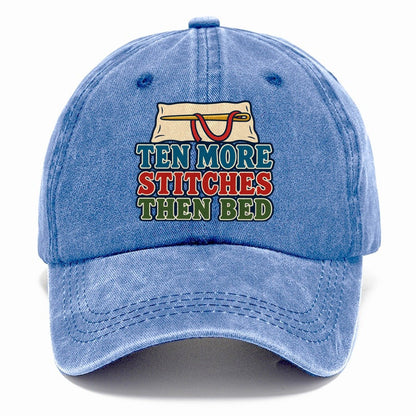 Ten More Stitches And Needlework Classic Cap – Summer Sky