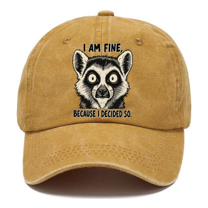 I Am Fine Feral Logic Classic Cap – Golden Harvest