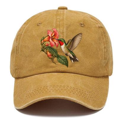 Hummingbird Trumpet Blossom Character Club Classic Cap – Golden Harvest