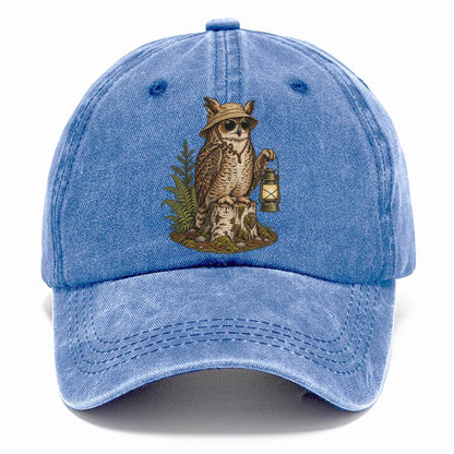 Owl Night Shift Slow Camp Club Classic Cap – Summer Sky