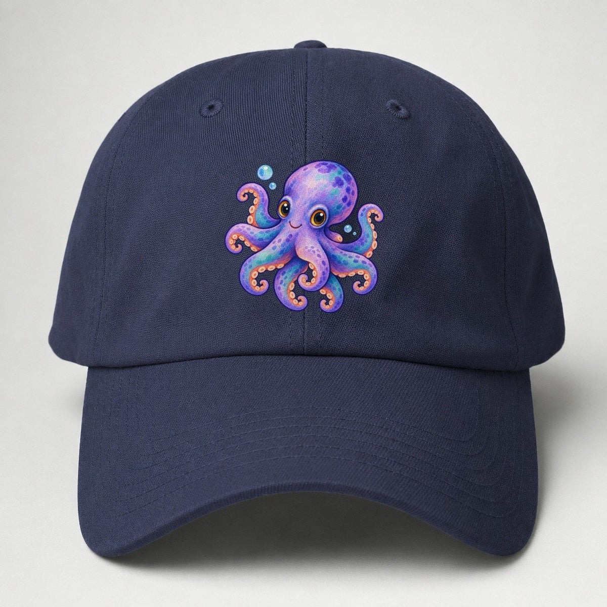 Octopus Playful Pinwheel Sea Sprite Baseball Cap – Twilight Navy