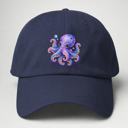 Octopus Playful Pinwheel Sea Sprite Baseball Cap – Twilight Navy