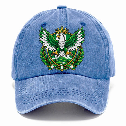 Nigeria Heraldic Crest Country Logos Classic Cap – Summer Sky