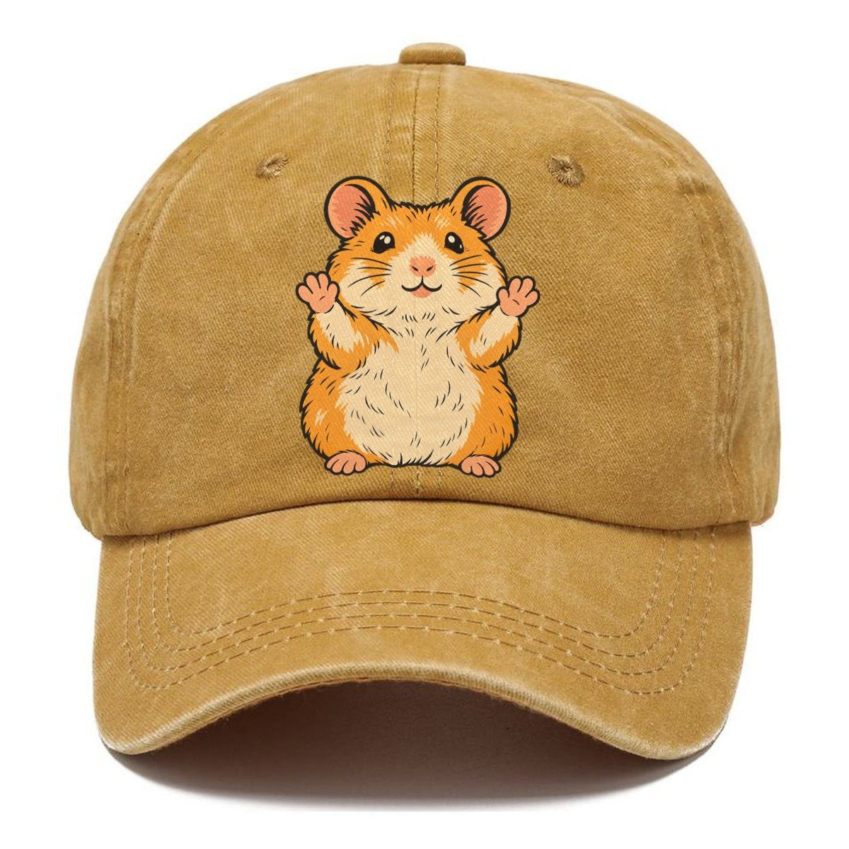 Hamster Paws Up Small Pet Logos Classic Cap – Golden Harvest