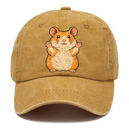 Hamster Paws Up Small Pet Logos Classic Cap – Golden Harvest