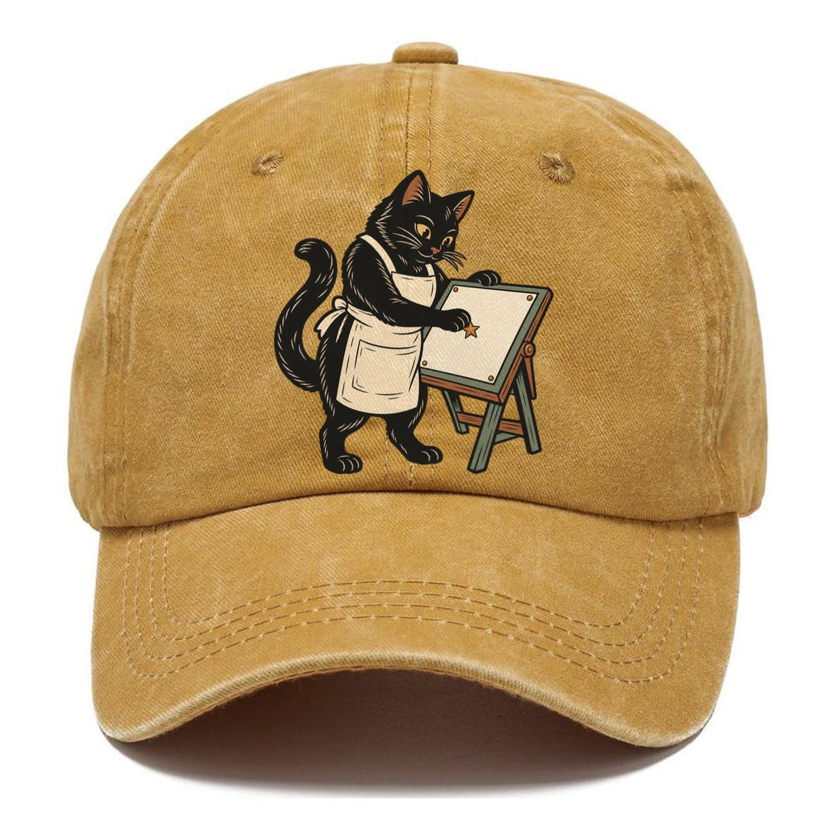 Black Cat Mapmaker Sundown Familiars Classic Cap – Golden Harvest