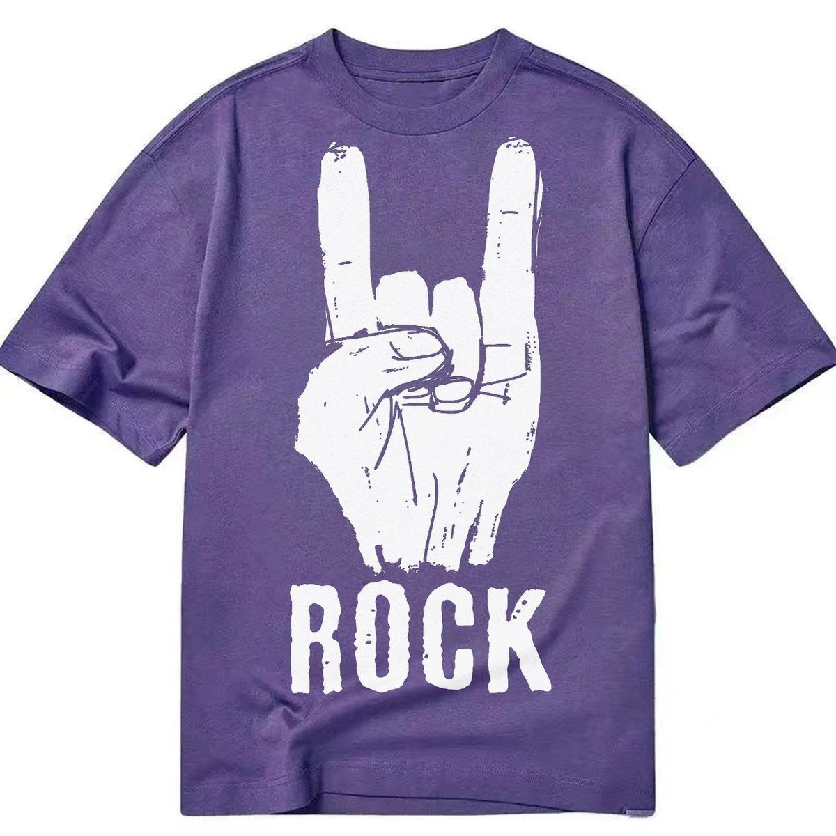 Hand Horn Rock N Roll Classic T-shirt – Purple