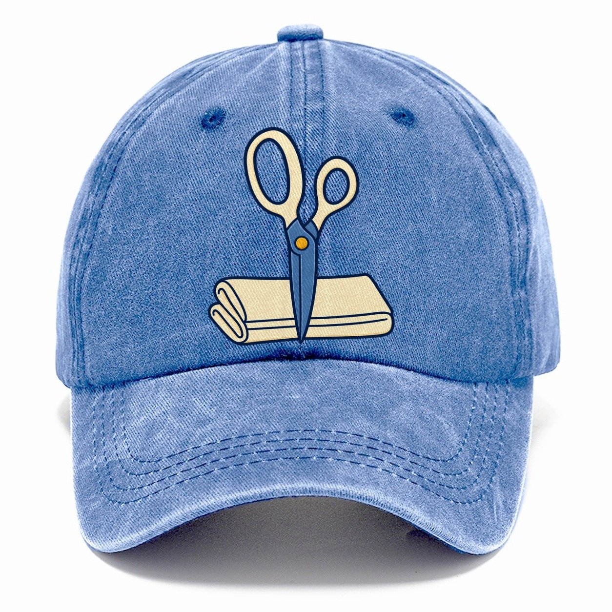 Fabric Shears Study Sewing And Quilting Classic Cap – Summer Sky
