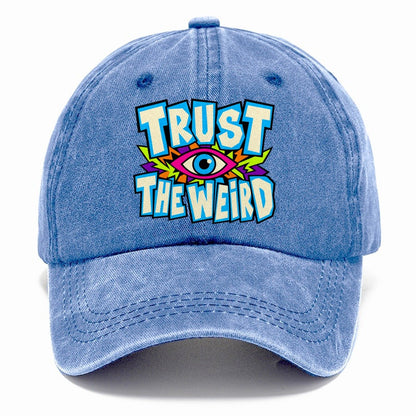 Trust The Weird Crazy Styles Classic Cap – Summer Sky