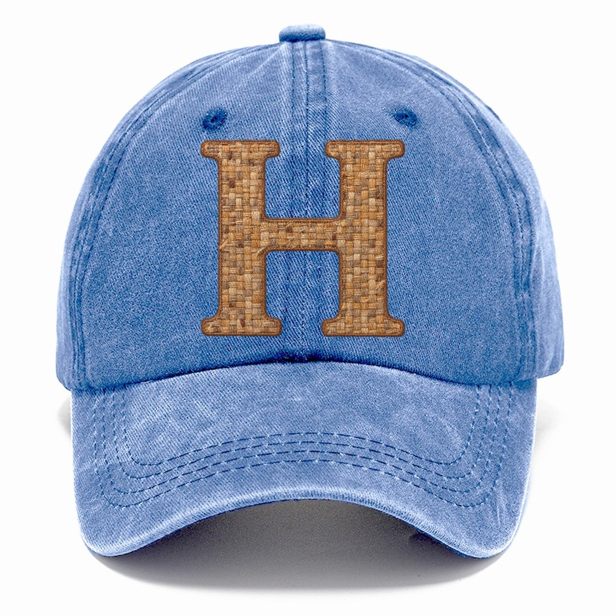 Woven Tweed H Monogram Classic Cap – Summer Sky