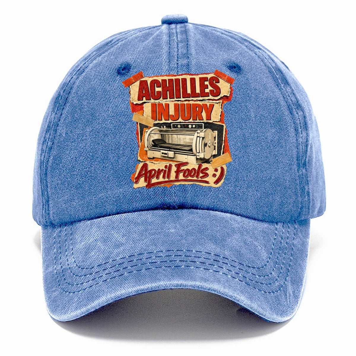 Achilles Injury April Fools Classic Cap – Summer Sky