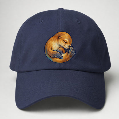 Sea Lion Curled Nap Sea Sprite Baseball Cap – Twilight Navy