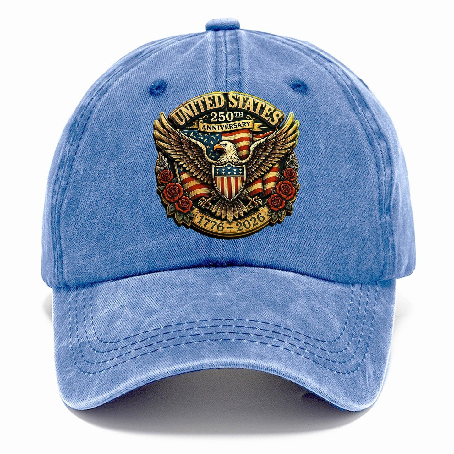 Us 250Th Medallion Classic Cap – Summer Sky