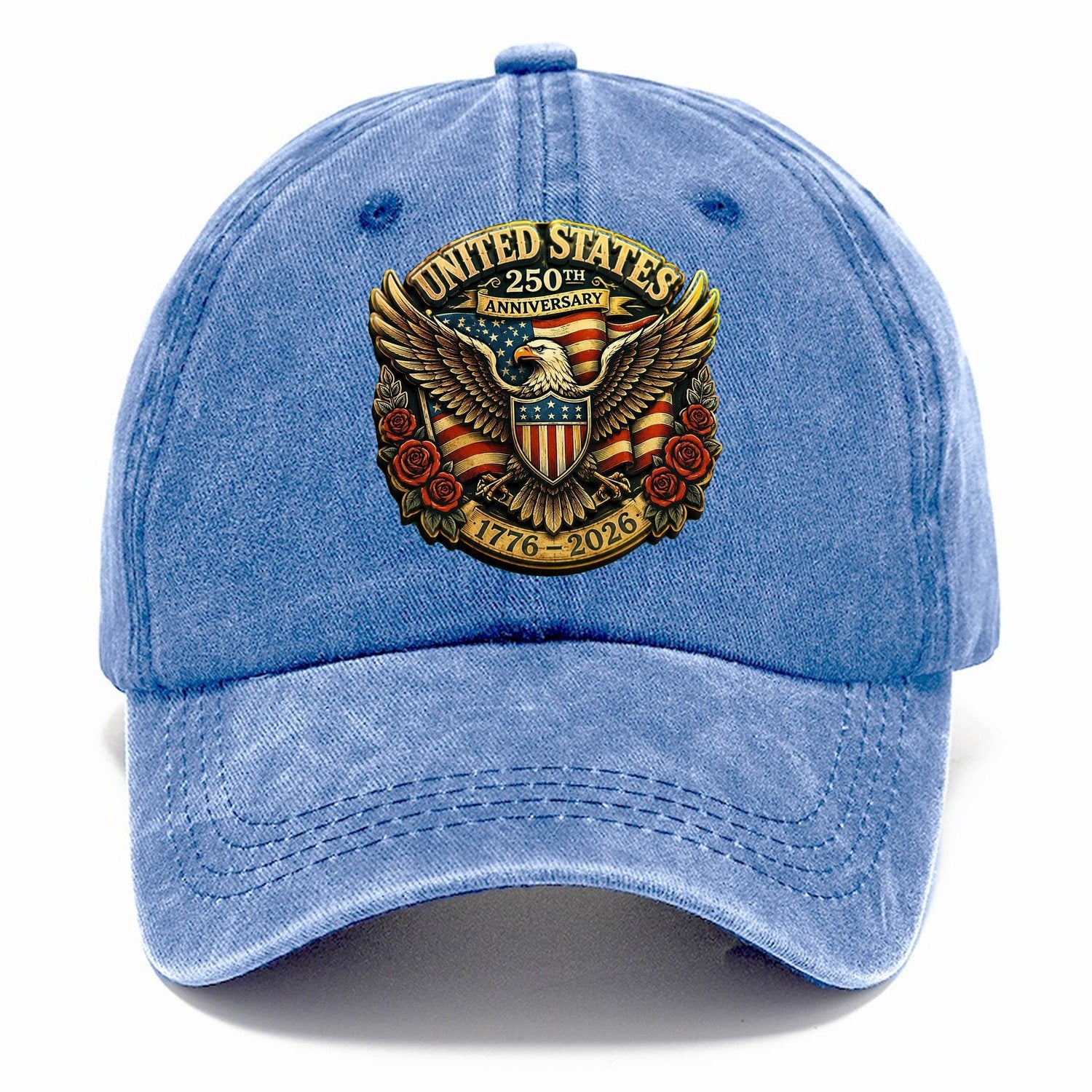 Us 250Th Medallion Classic Cap – Summer Sky