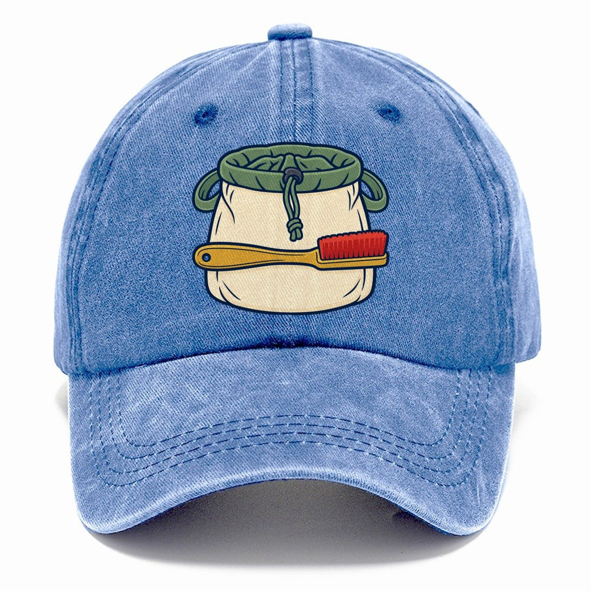 Chalk Bag And Brush Rock Climbing Classic Cap – Summer Sky