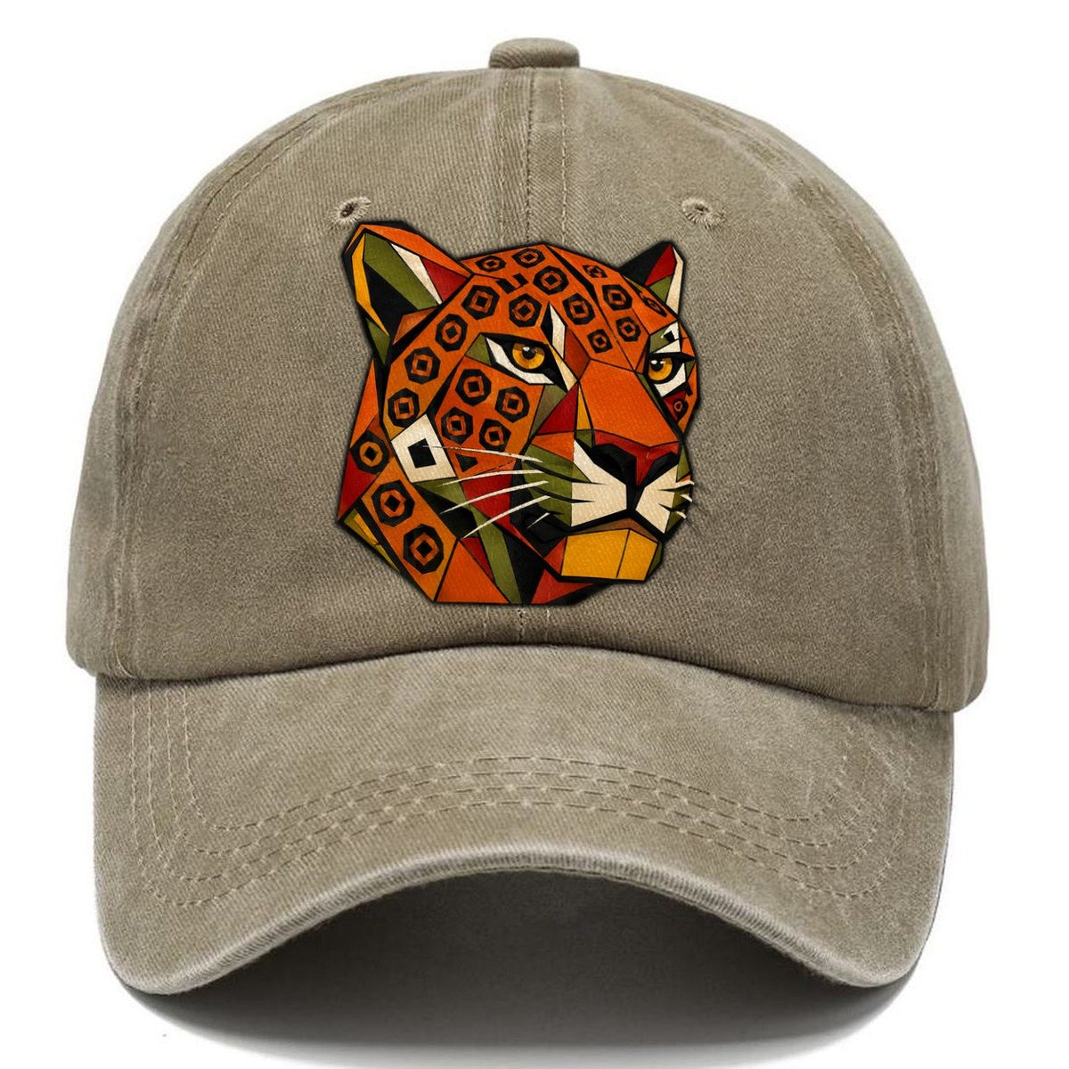 Jaguar Face Spotted Classic Cap – Warm Sand