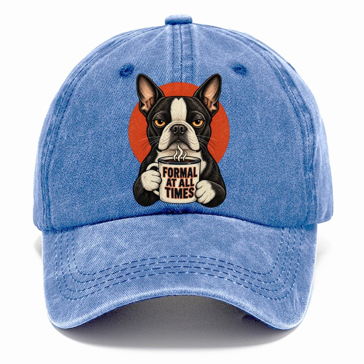 Boston Terrier Mug Truths Dog Mug Truths Classic Cap – Summer Sky