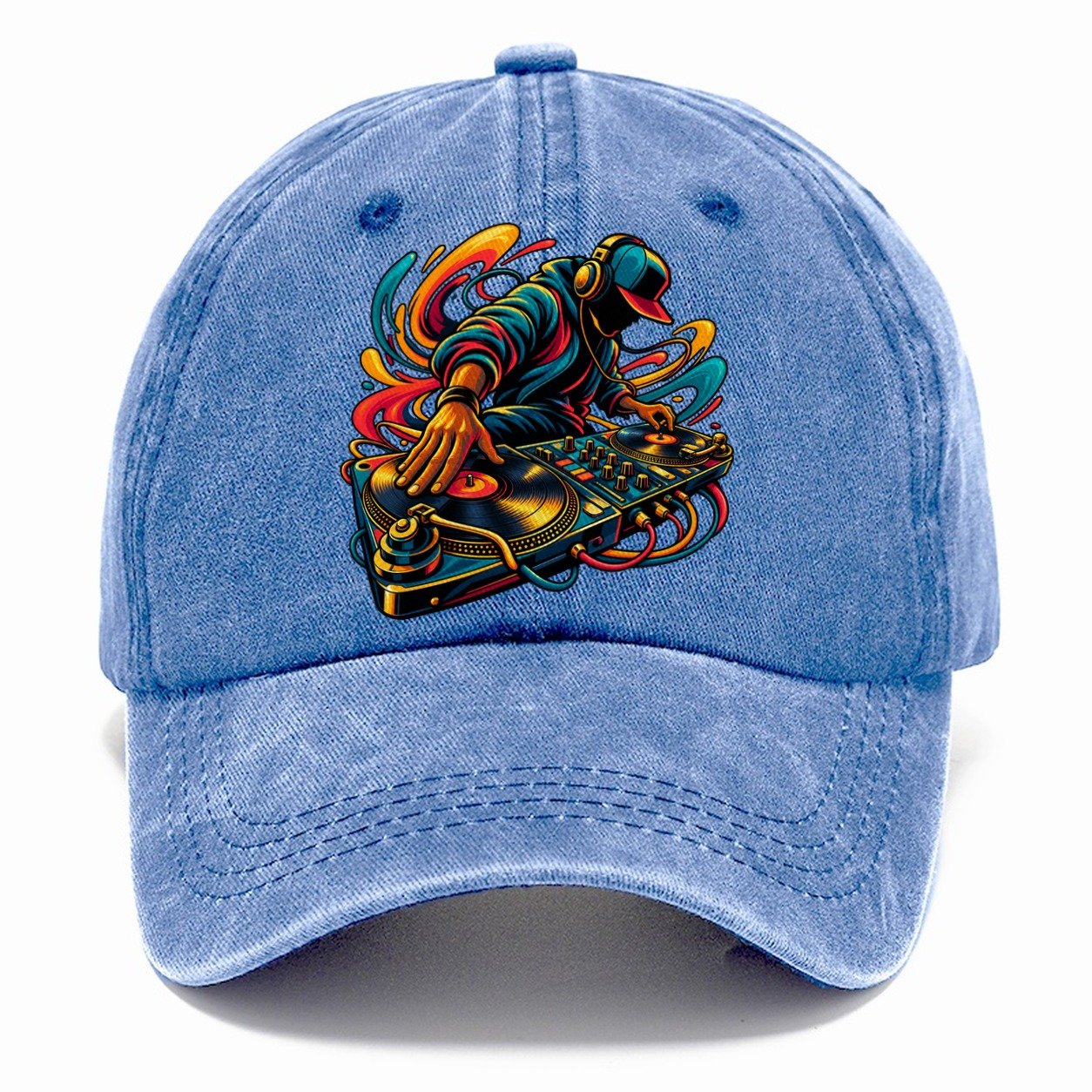 Turntables Icon Music Instruments Classic Cap – Summer Sky