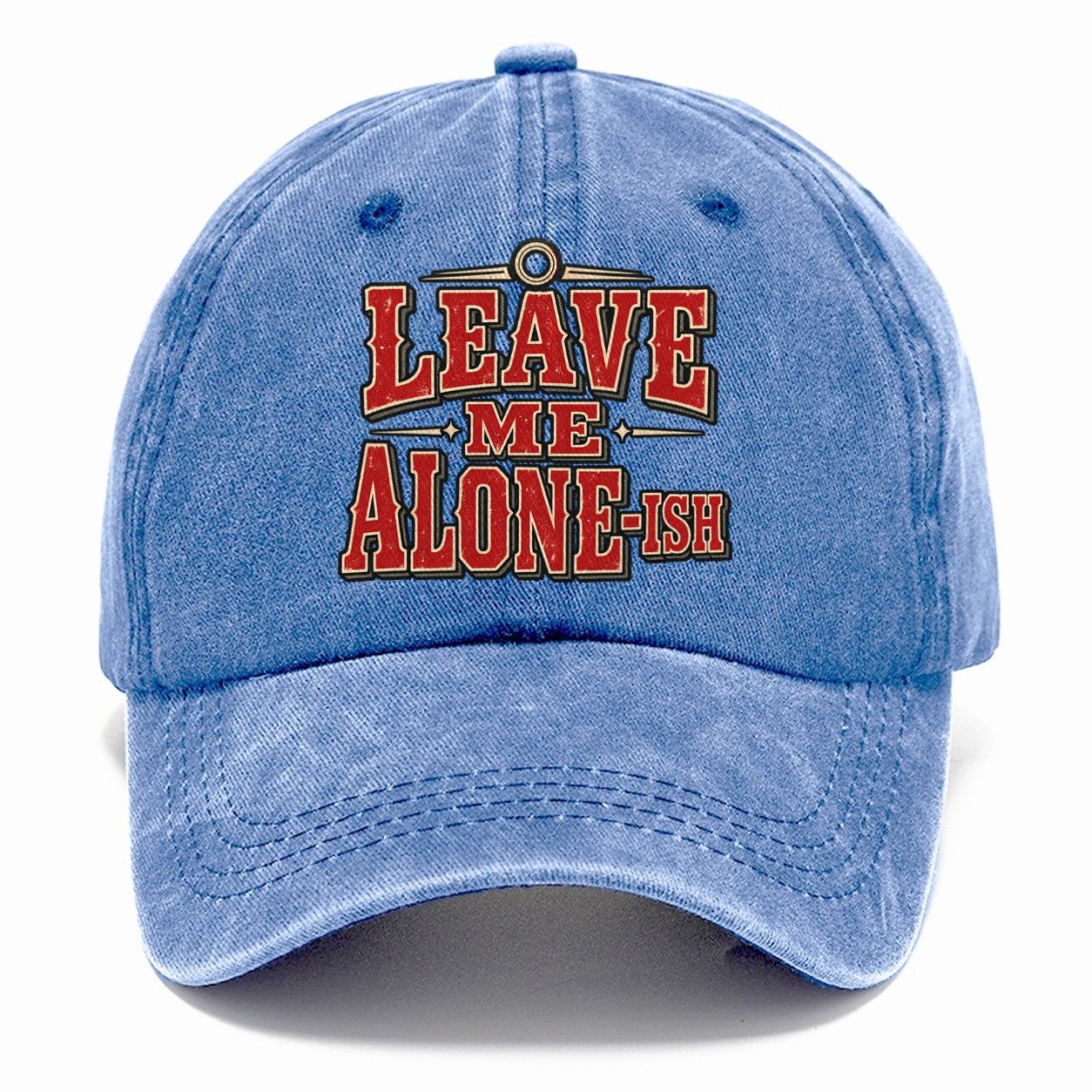 Leave Me Alone Ish American Wit Classic Cap – Summer Sky