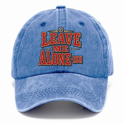 Leave Me Alone Ish American Wit Classic Cap – Summer Sky