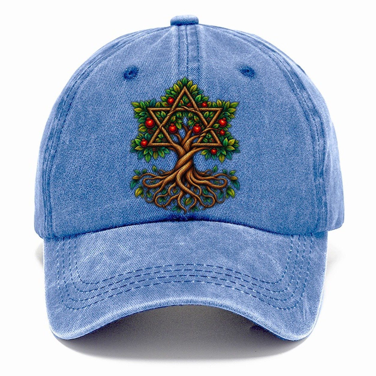 Tree Of Life Roots Judaism Heritage Classic Cap – Summer Sky