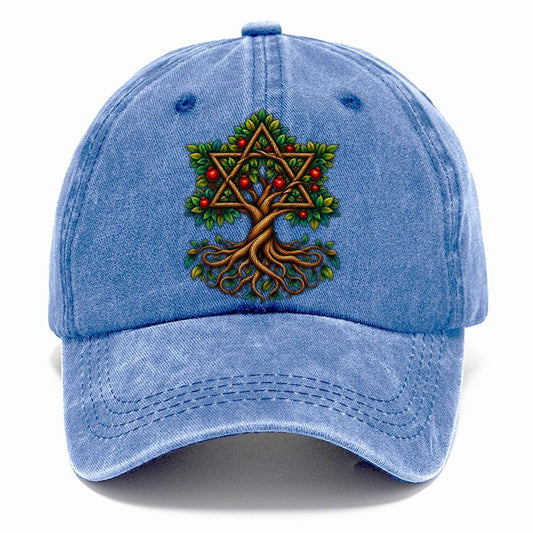 Tree Of Life Roots Judaism Heritage Classic Cap – Summer Sky