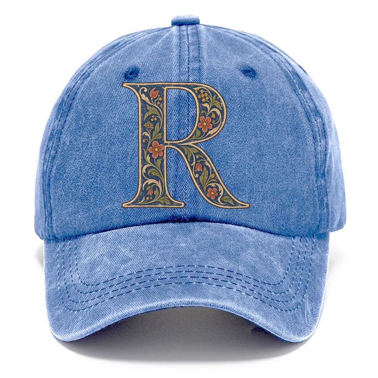 Wildflower R Monogram Classic Cap – Summer Sky
