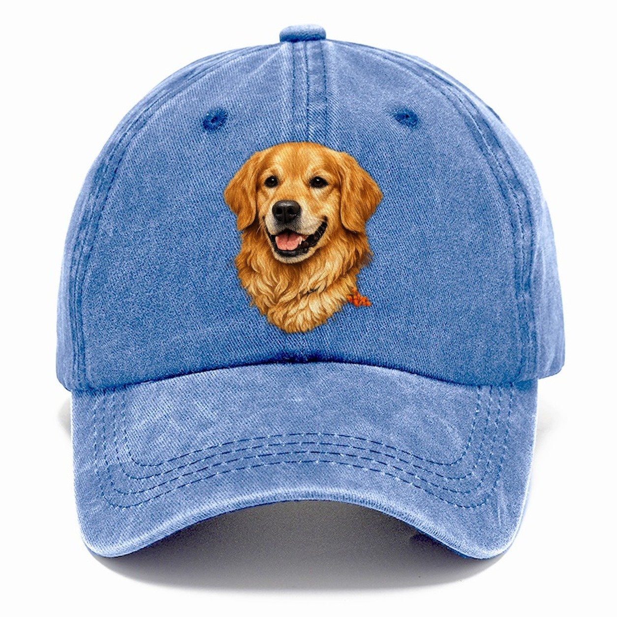 Golden Wildflower Portrait Classic Cap – Summer Sky