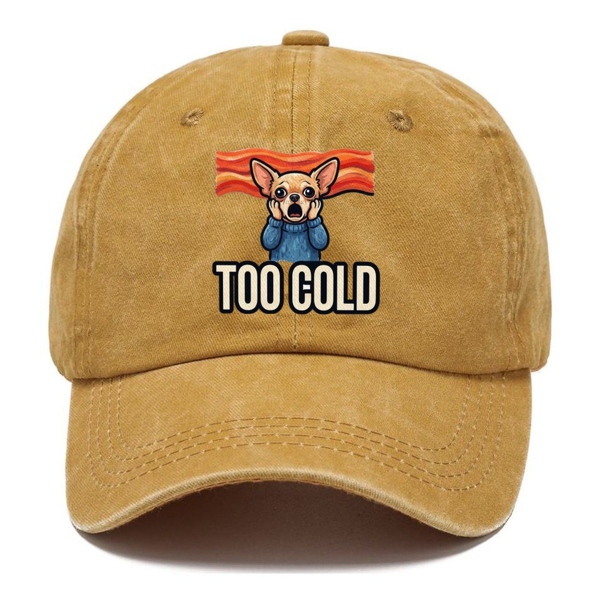Chihuahua Scream Too Cold Scream Classic Cap – Golden Harvest