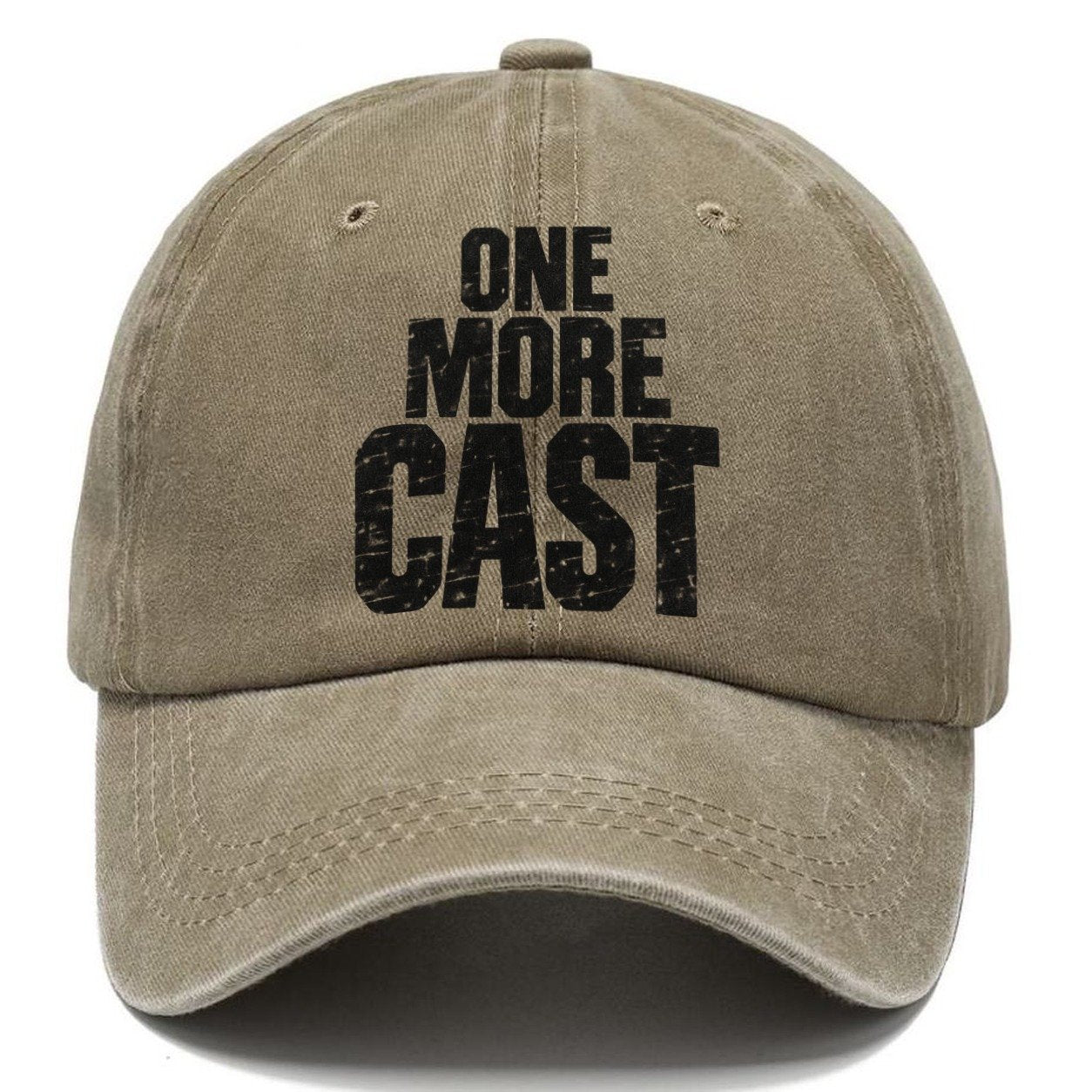 One More Cast Fishing Club Classic Cap – Warm Sand