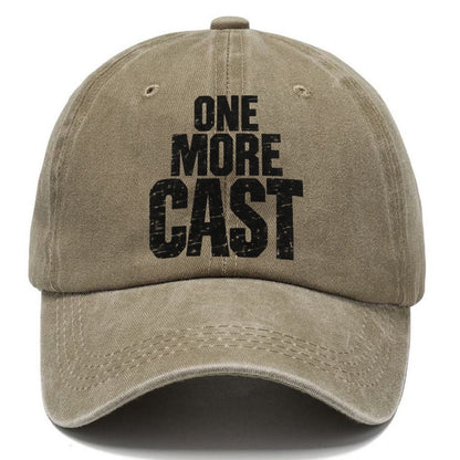 One More Cast Fishing Club Classic Cap – Warm Sand