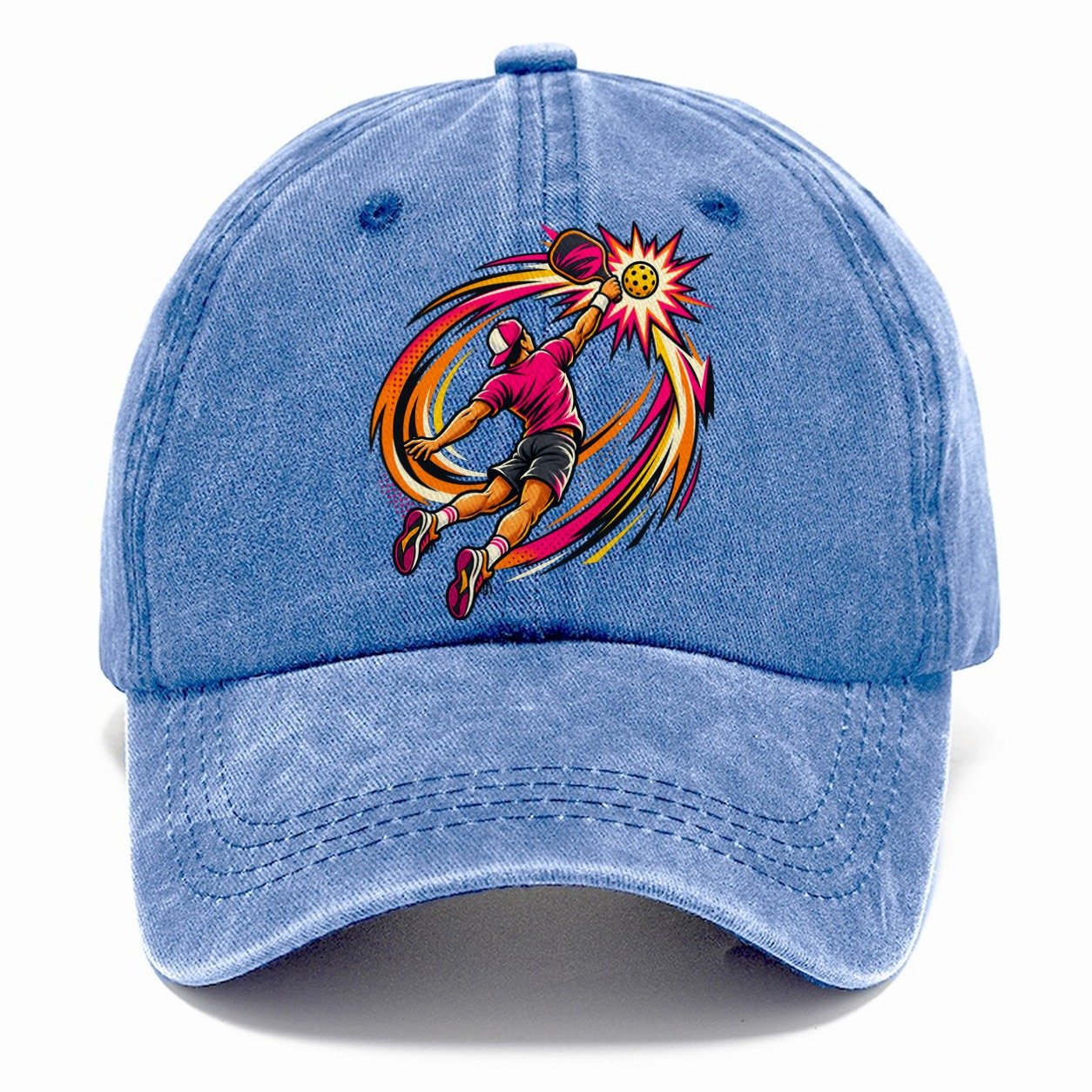 Overhead Smash Pickleball Life Classic Cap – Summer Sky