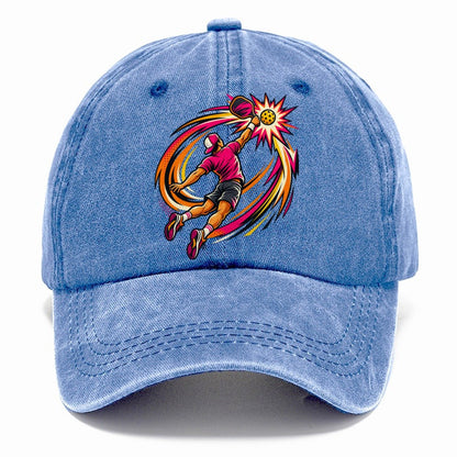 Overhead Smash Pickleball Life Classic Cap – Summer Sky