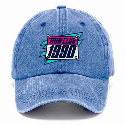 Race Bib 1990 Run Club 90S Running Clubs Classic Cap – Summer Sky