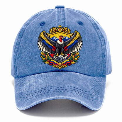 Colombia Heraldic Crest Country Logos Classic Cap – Summer Sky