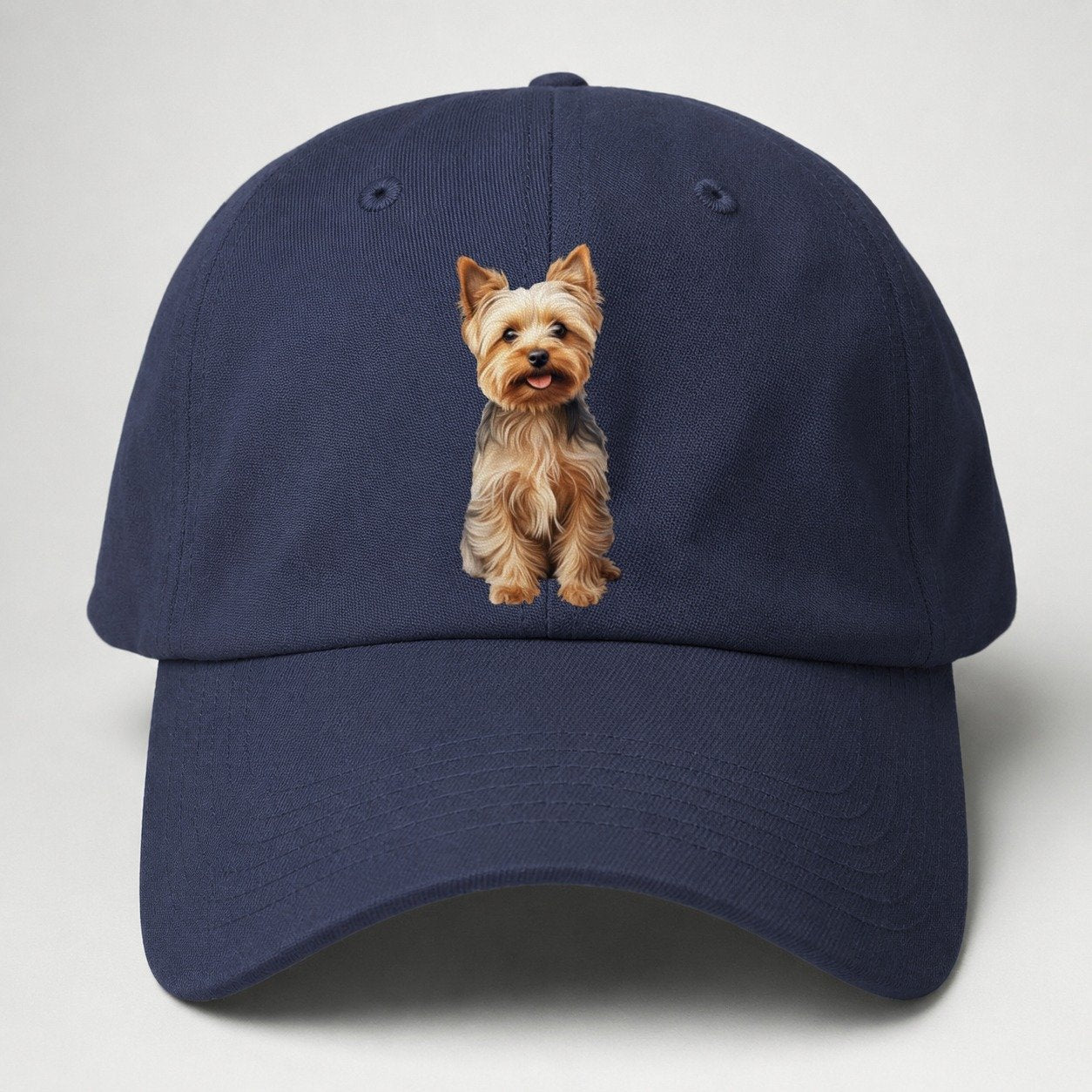 Yorkshire Terrier Dog Baseball Cap – Twilight Navy